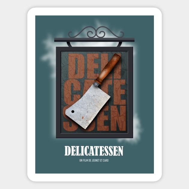 Delicatessen - Alternative Movie Poster Sticker by MoviePosterBoy